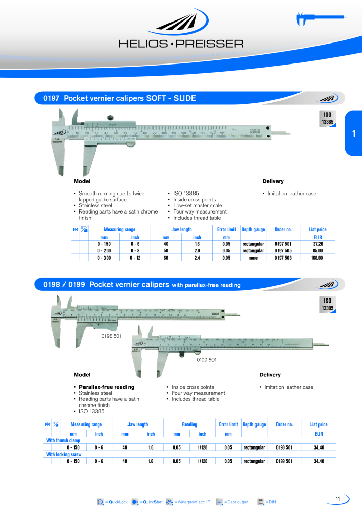 HELIOS - PREISSER Metrology Catalogue NO.: 2297 - Page 8