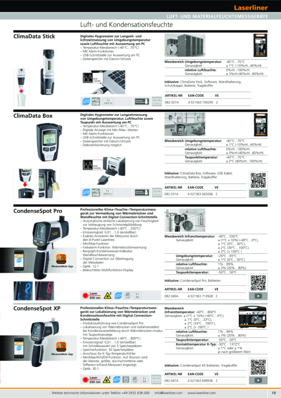 Laserliner ClimaData-Box 082.031A