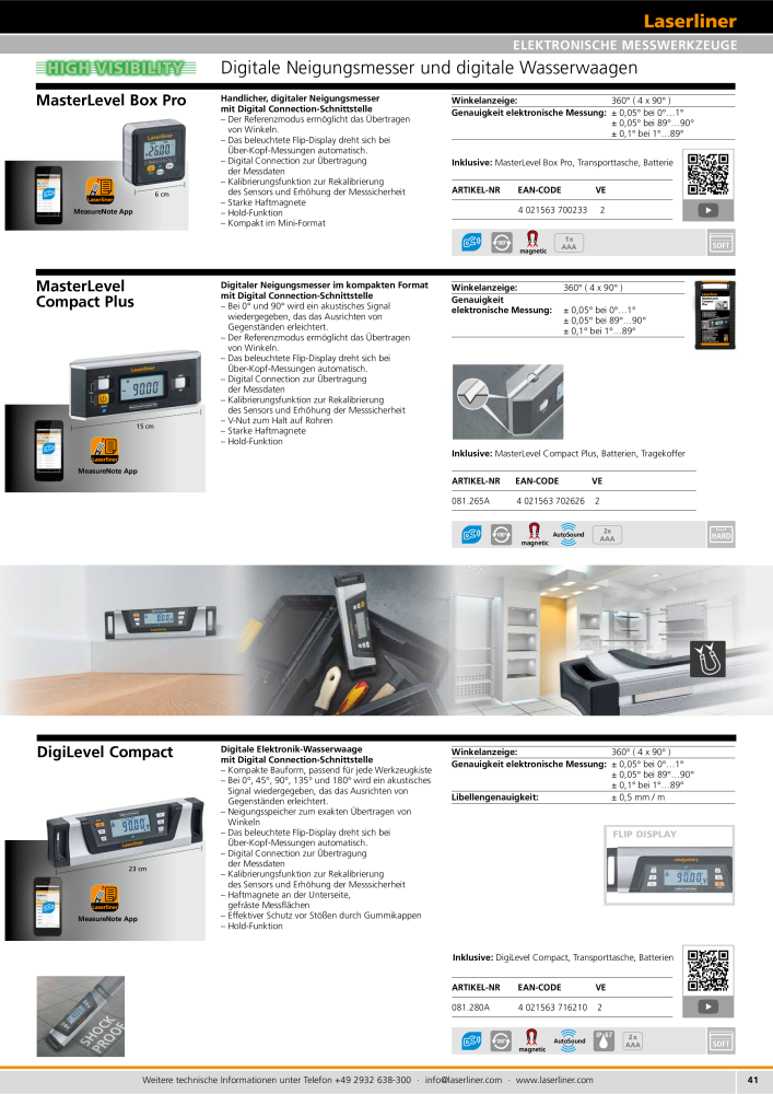 Laserliner Fachhandelprogramm NR.: 2313 - Seite 41