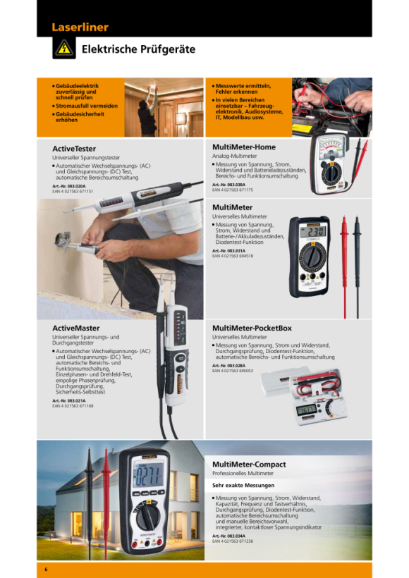 Laserliner MultiMeter Home 083.030A