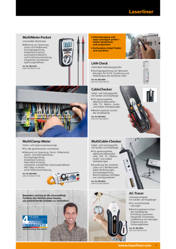 Laserliner MultiMeter Home 083.030A