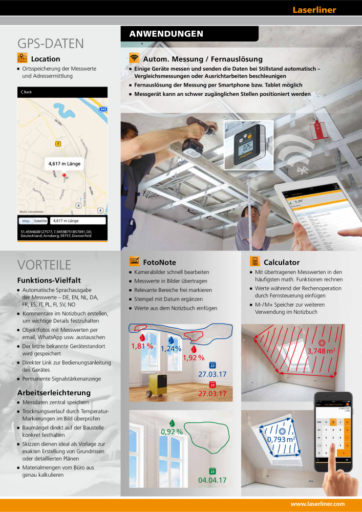 Laserliner MeasureNote Nº: 2316 - Página 3