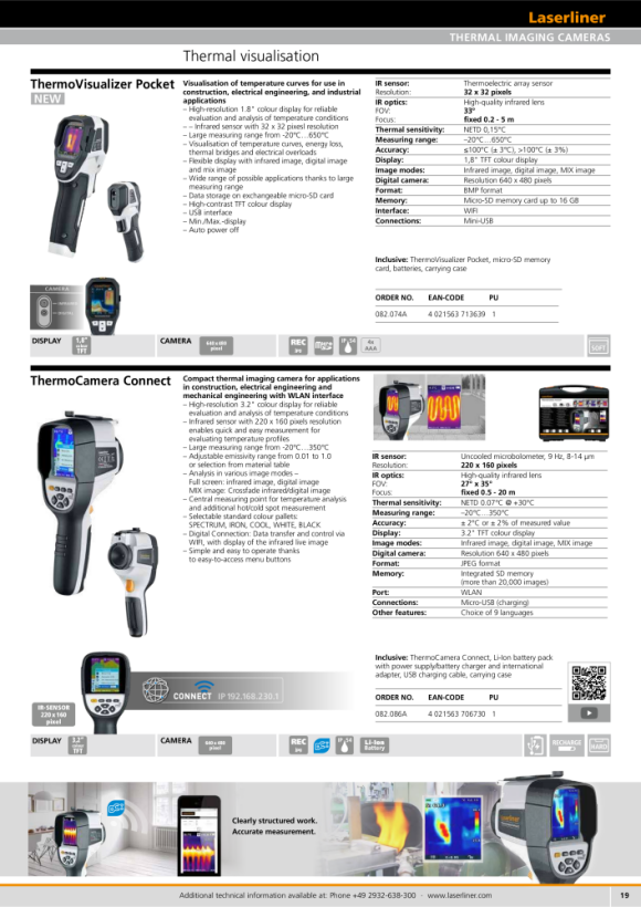 Laserliner ThermoVisualizer Pocket 082.074A