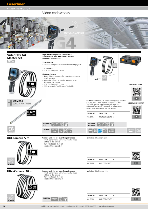 Laserliner XXL-Camera G3 9*50 mm (5 m) 082.219A