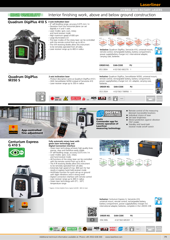 Laserliner Professional Program Č. 2322 - Strana 71