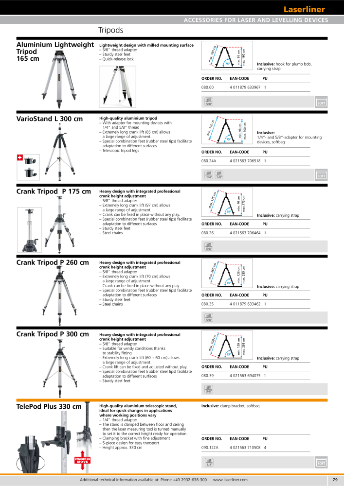 Laserliner Professional Program Č. 2322 - Strana 79