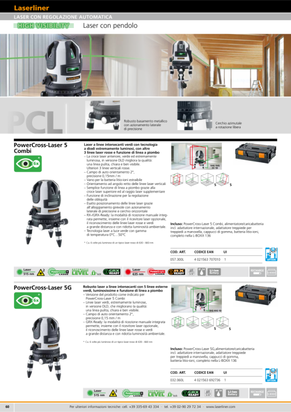 Laserliner PowerCross-Laser 5G 032.060L