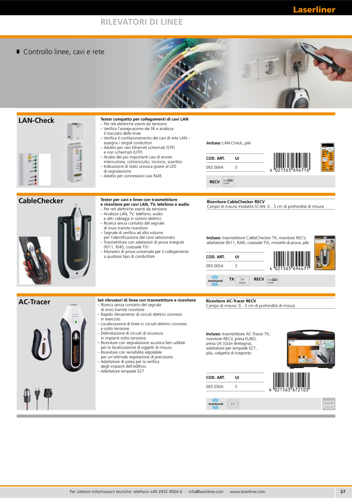 Laserliner Programma rivenditori specializzati NO.: 2325 - Page 27