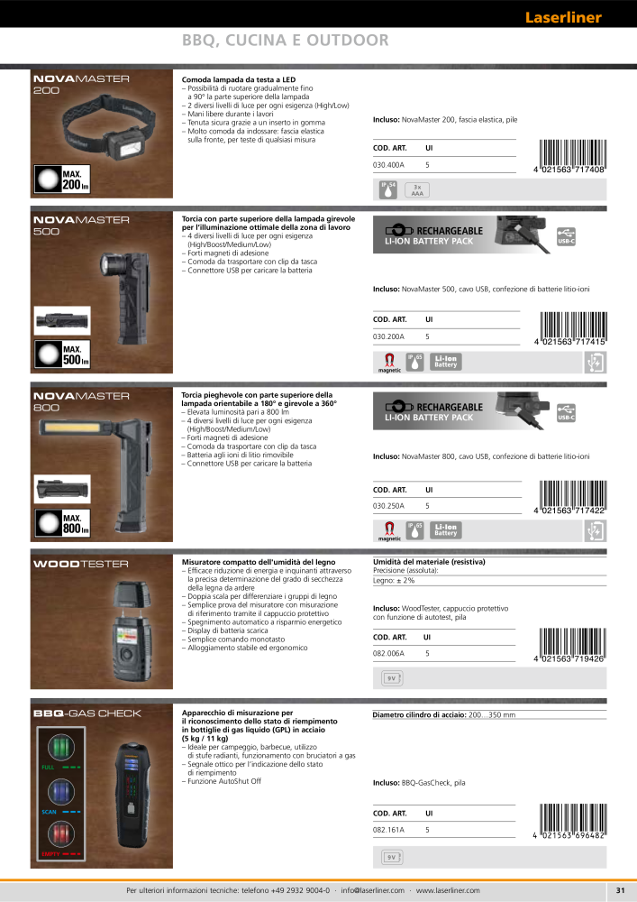 Laserliner Programma rivenditori specializzati NO.: 2325 - Page 31