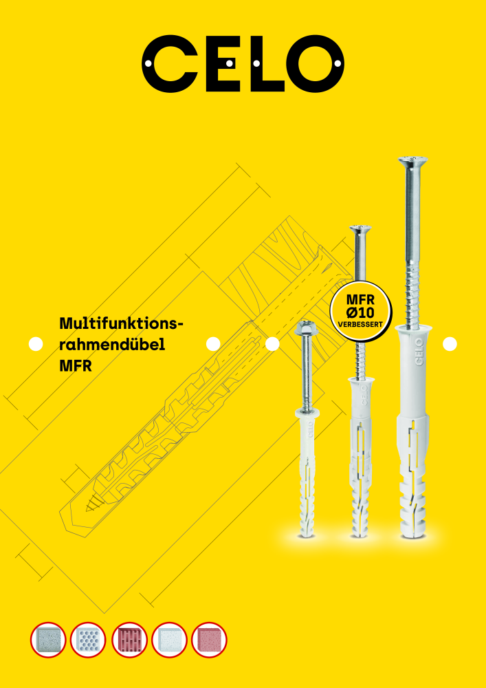 CELO Multifunktionsrahmendübel MFR NR.: 2332