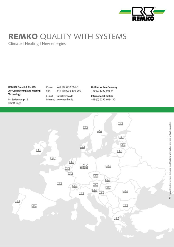 Remko Mobile Dehumidifiers NR.: 2338 - Pagina 8