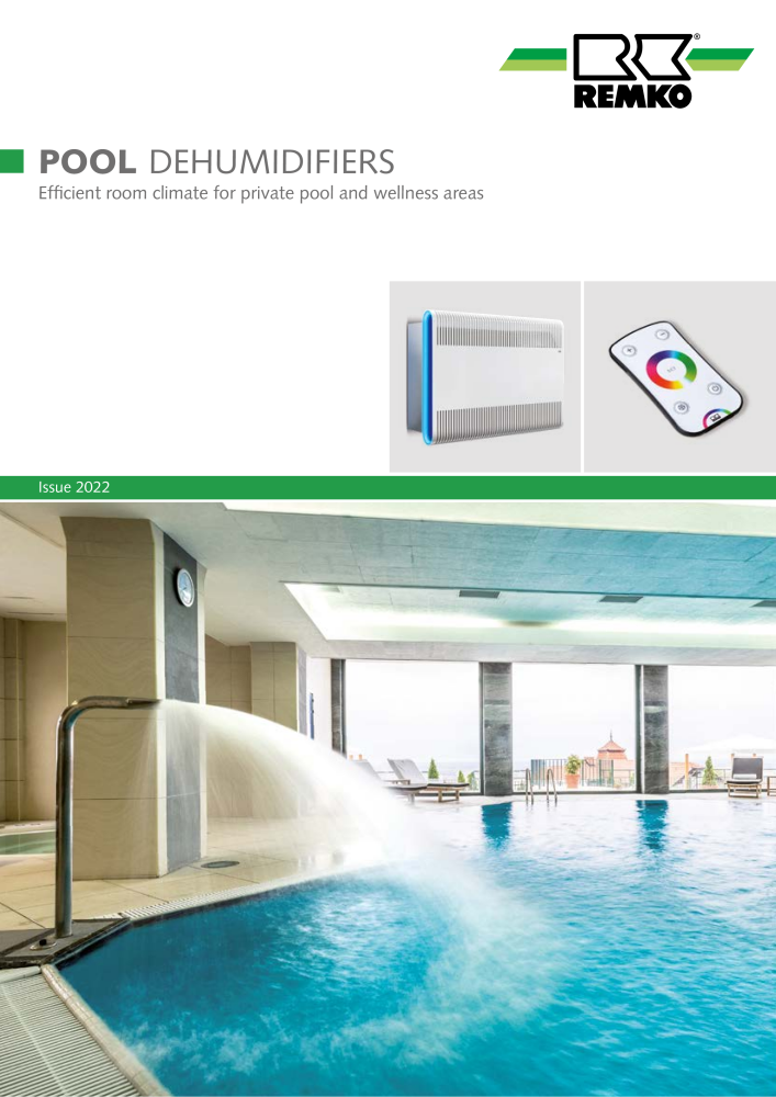 Remko Pool Dehumidifiers NO.: 2342