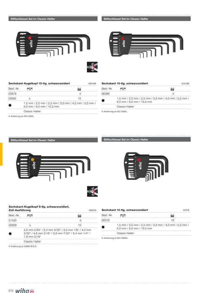 Wiha Hauptkatalog NR.: 2373 - Strona 210