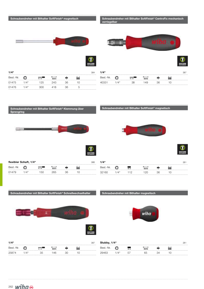 Wiha Hauptkatalog NR.: 2373 - Strona 262