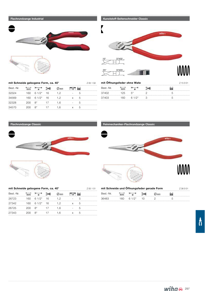 Wiha Hauptkatalog NR.: 2373 - Side 297
