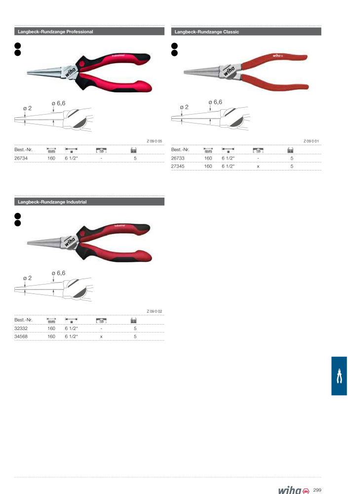 Wiha Hauptkatalog NR.: 2373 - Side 299