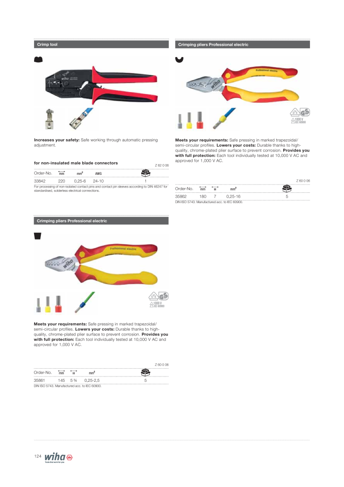 Wiha Tools for electricians Č. 2376 - Strana 124