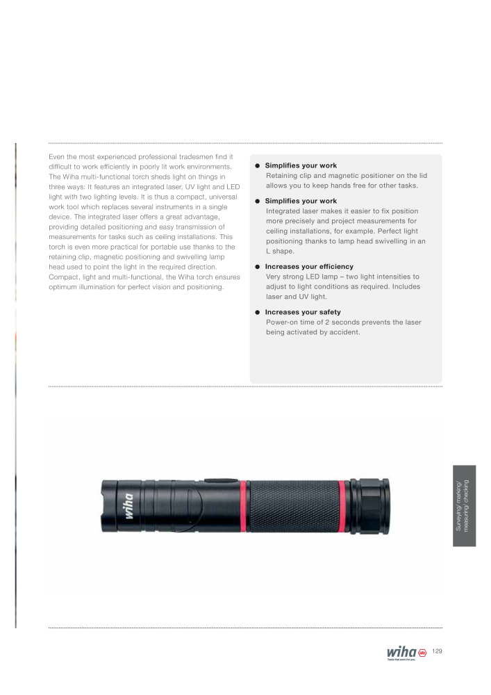 Wiha Tools for electricians NR.: 2376 - Strona 129