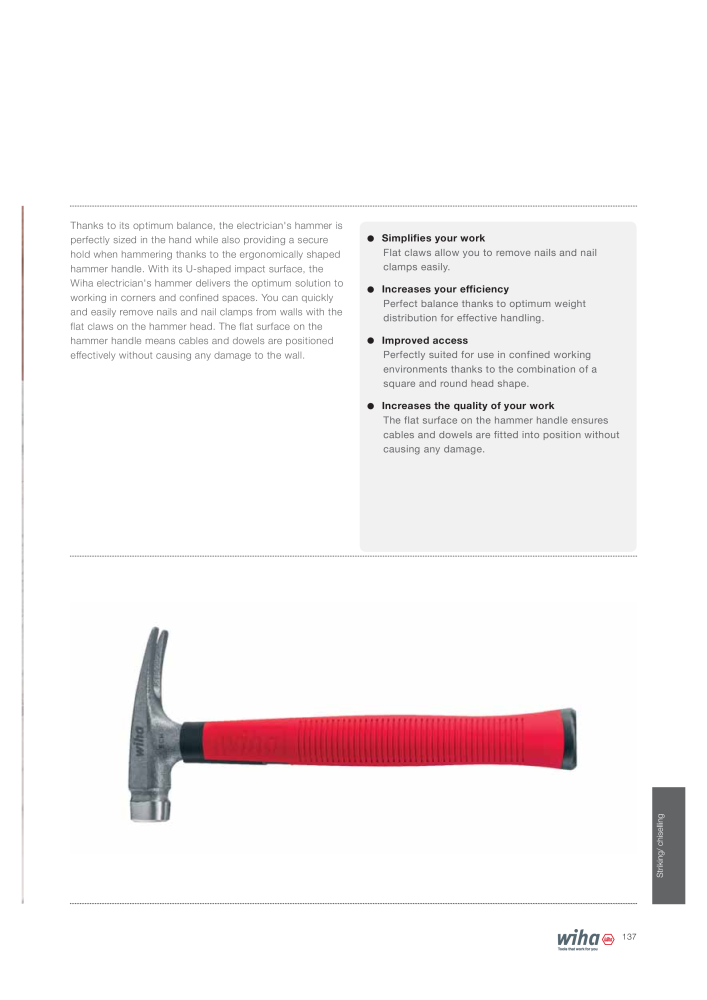 Wiha Tools for electricians n.: 2376 - Pagina 137