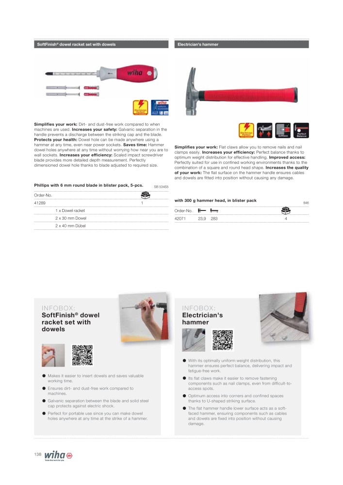 Wiha Tools for electricians NR.: 2376 - Seite 138