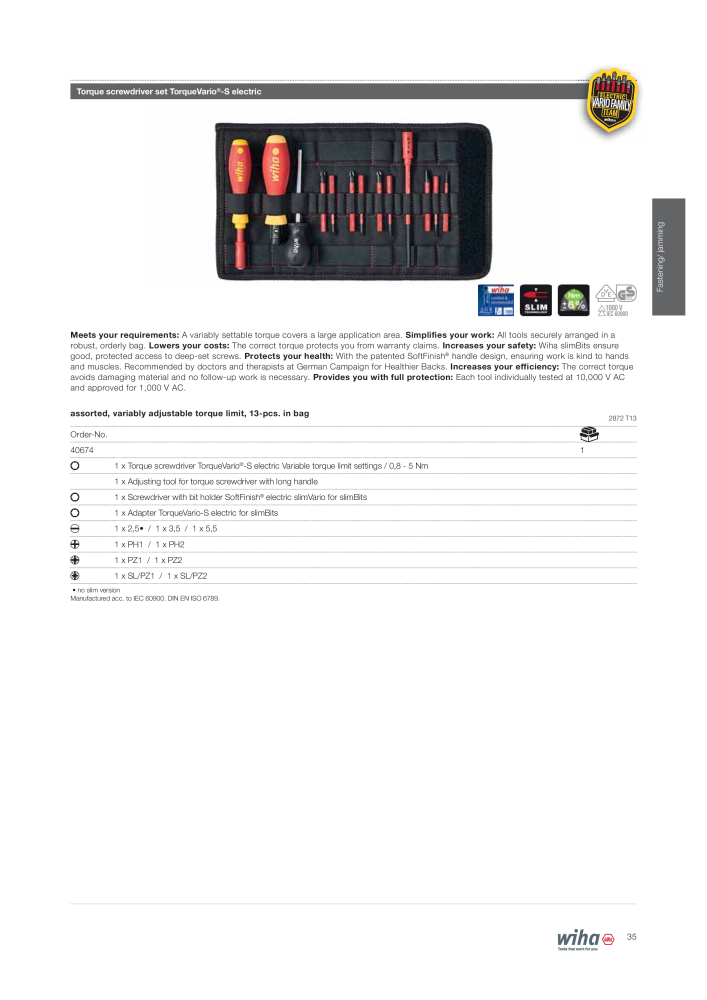 Wiha Tools for electricians NR.: 2376 - Side 35