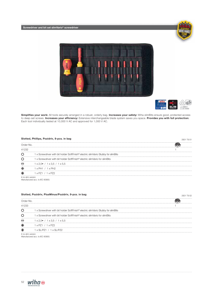 Wiha Tools for electricians Č. 2376 - Strana 52