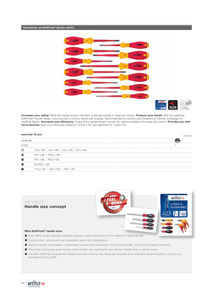 Wiha Tools for electricians NR.: 2376 - Pagina 62