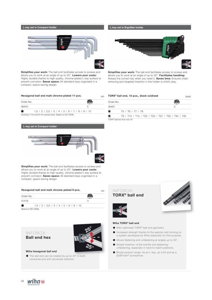 Wiha Tools for electricians NR.: 2376 - Strona 94