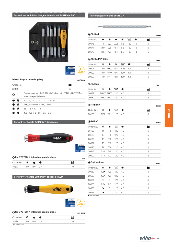 Wiha Main catalogue NR.: 2381 - Seite 227