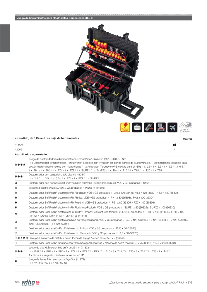 Wiha Catálogo principal NR.: 2385 - Side 138