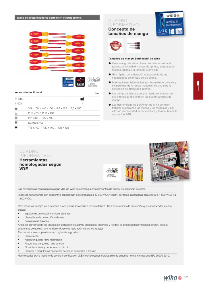 Wiha Catálogo principal Nb. : 2385 - Page 165