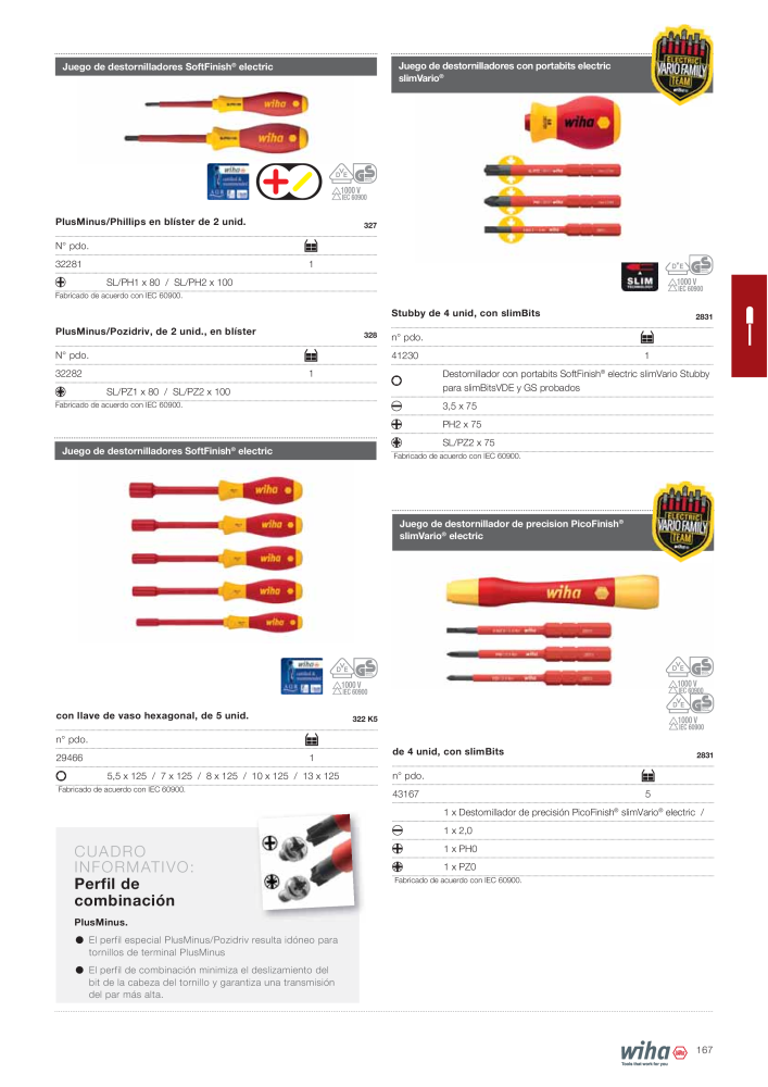 Wiha Catálogo principal NR.: 2385 - Side 167