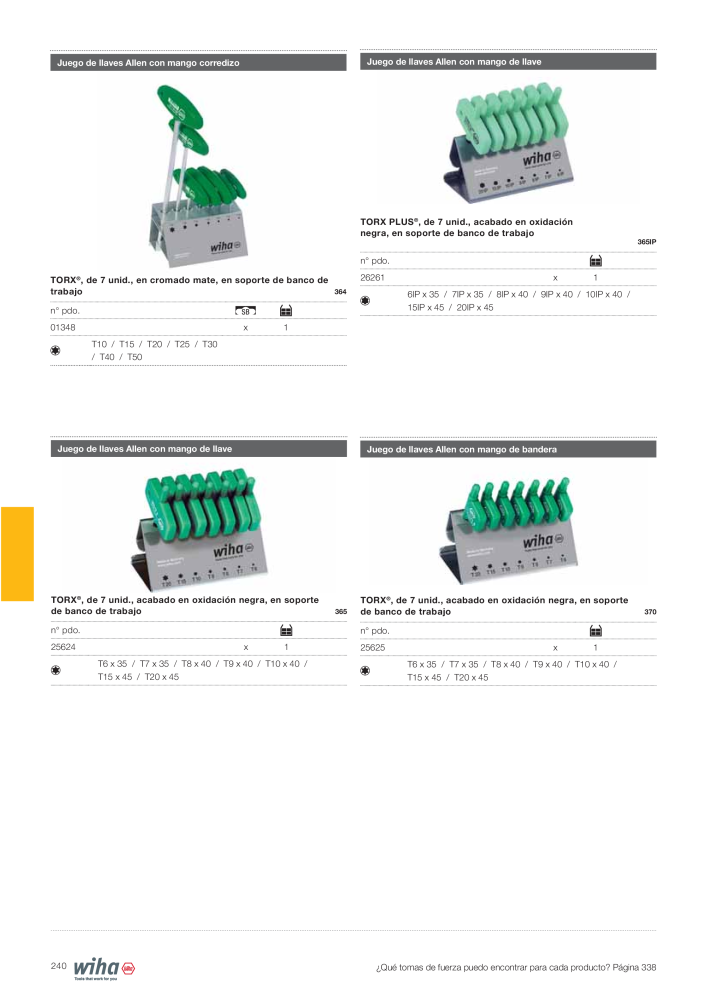 Wiha Catálogo principal n.: 2385 - Pagina 240