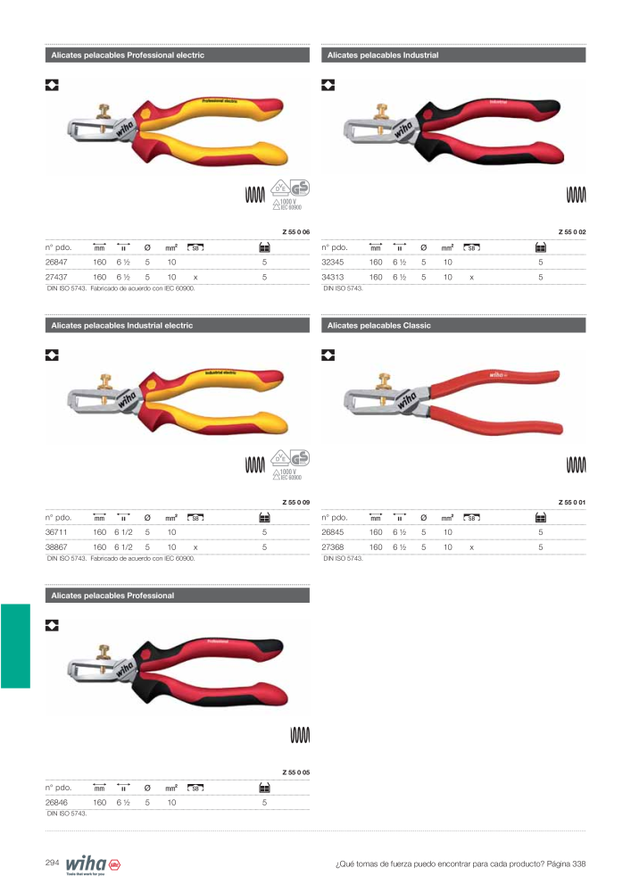 Wiha Catálogo principal Č. 2385 - Strana 294