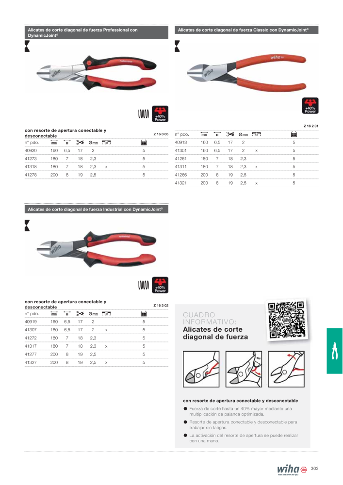 Wiha Catálogo principal NR.: 2385 - Side 303