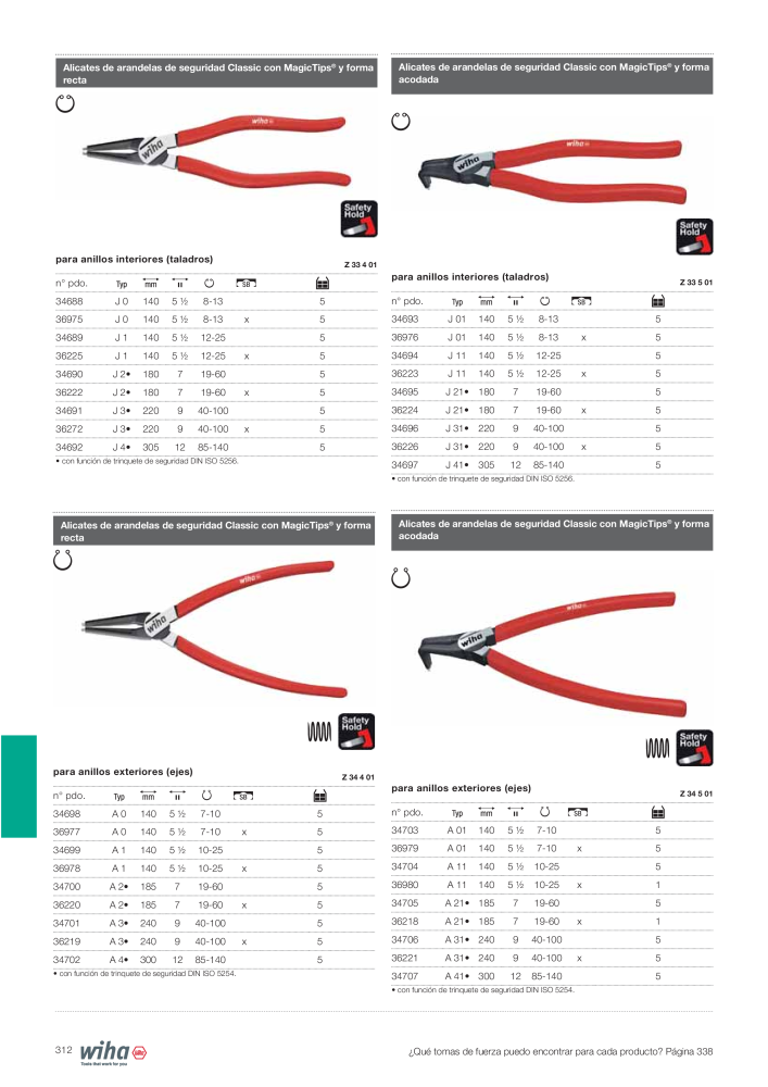 Wiha Catálogo principal NR.: 2385 - Side 312
