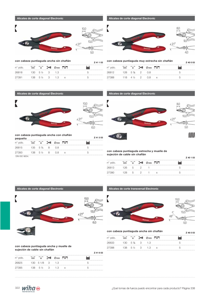 Wiha Catálogo principal NR.: 2385 - Side 322