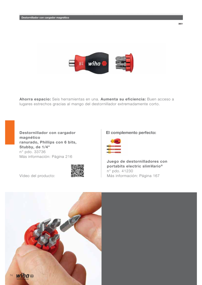 Wiha Catálogo principal NR.: 2385 - Side 74