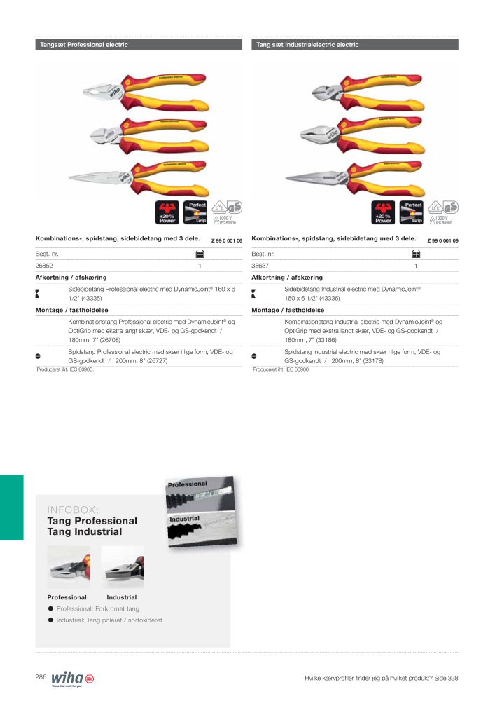 Wiha hovedkatalog NEJ.: 2387 - Sida 286