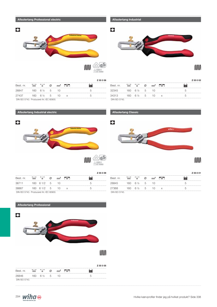 Wiha hovedkatalog NO.: 2387 - Page 294