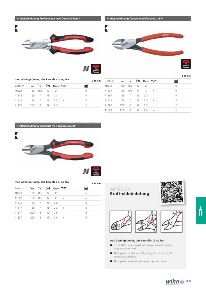 Wiha hovedkatalog NEJ.: 2387 - Sida 303