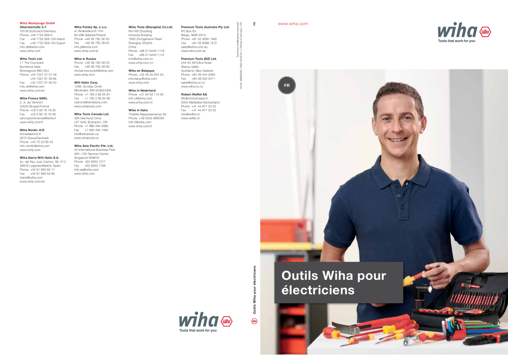 Outils Wiha pour électriciens Nb. : 2388