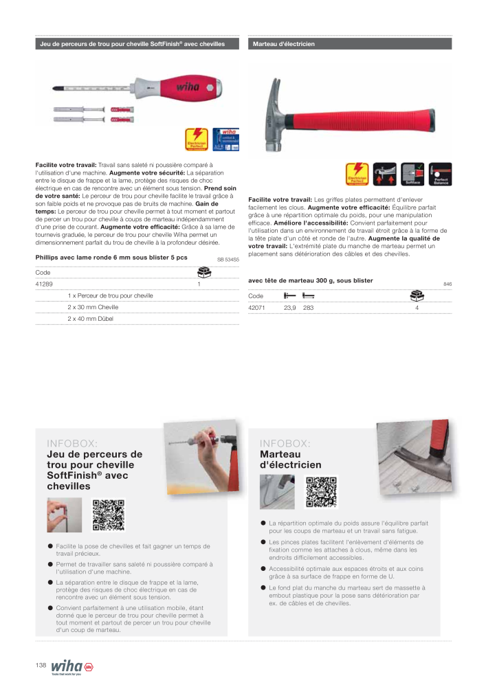 Outils Wiha pour électriciens Č. 2388 - Strana 138