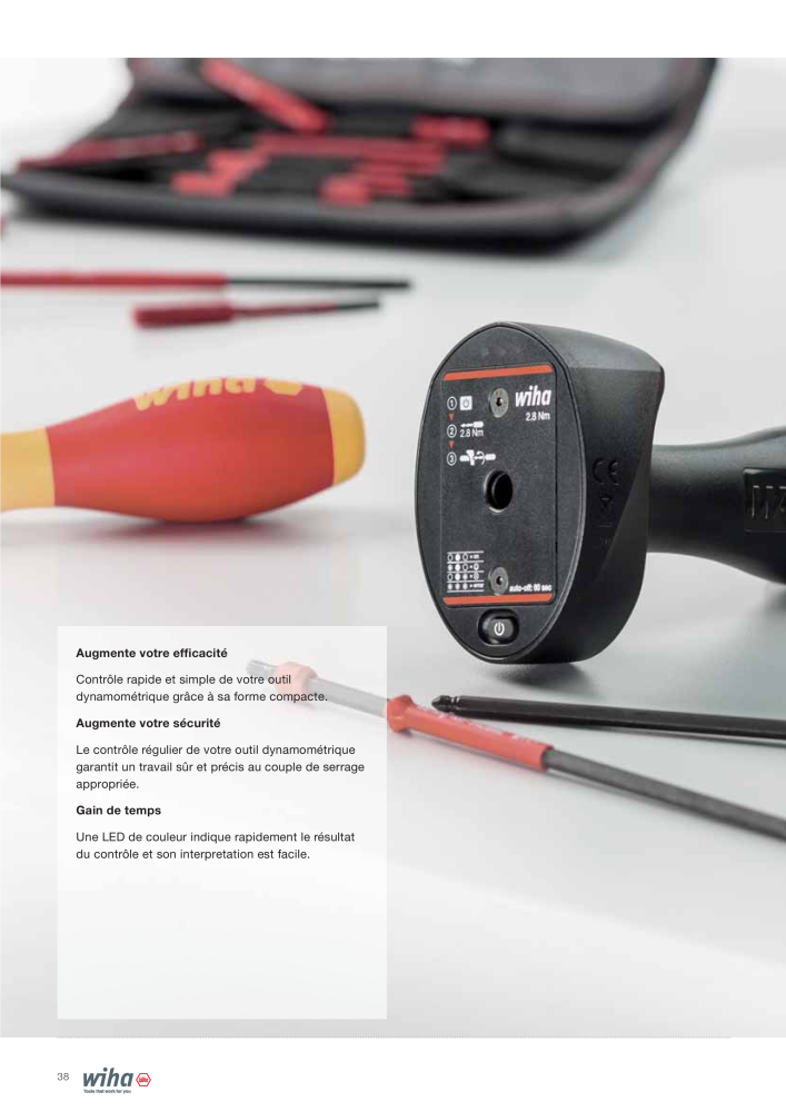 Outils Wiha pour électriciens Nb. : 2388 - Page 38