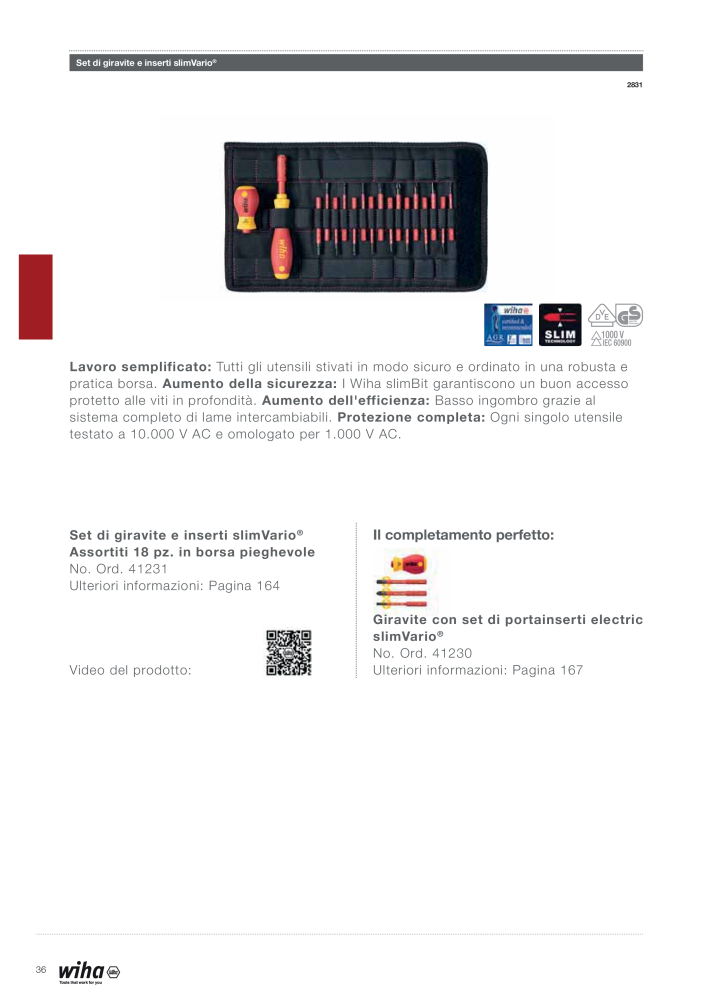 Catalogo principale di Wiha n.: 2391 - Pagina 36