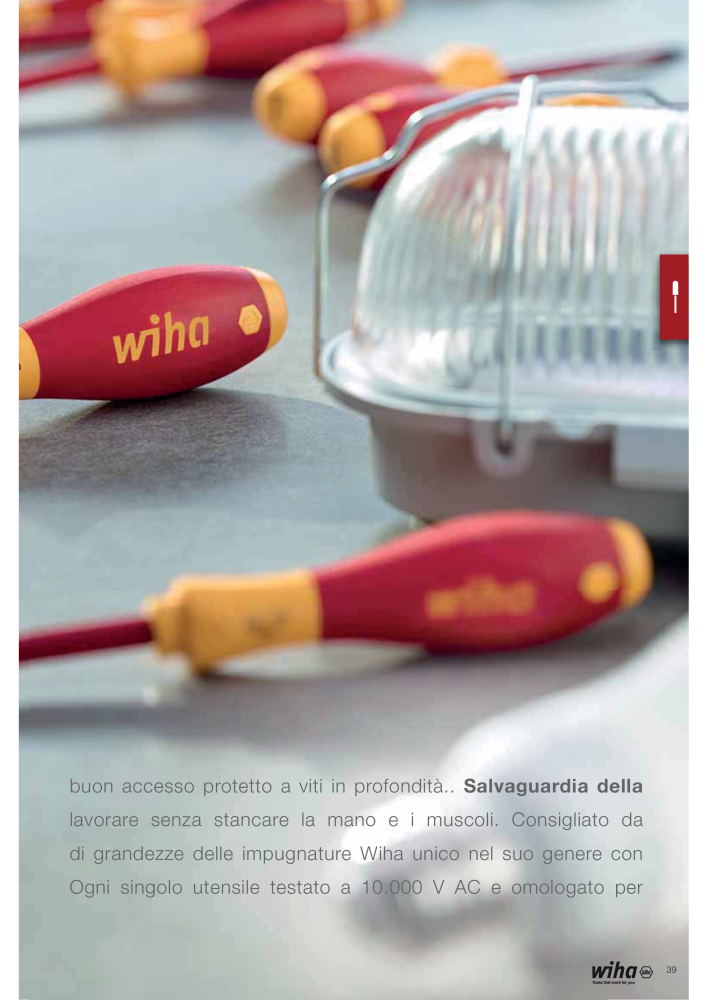 Catalogo principale di Wiha NR.: 2391 - Seite 39