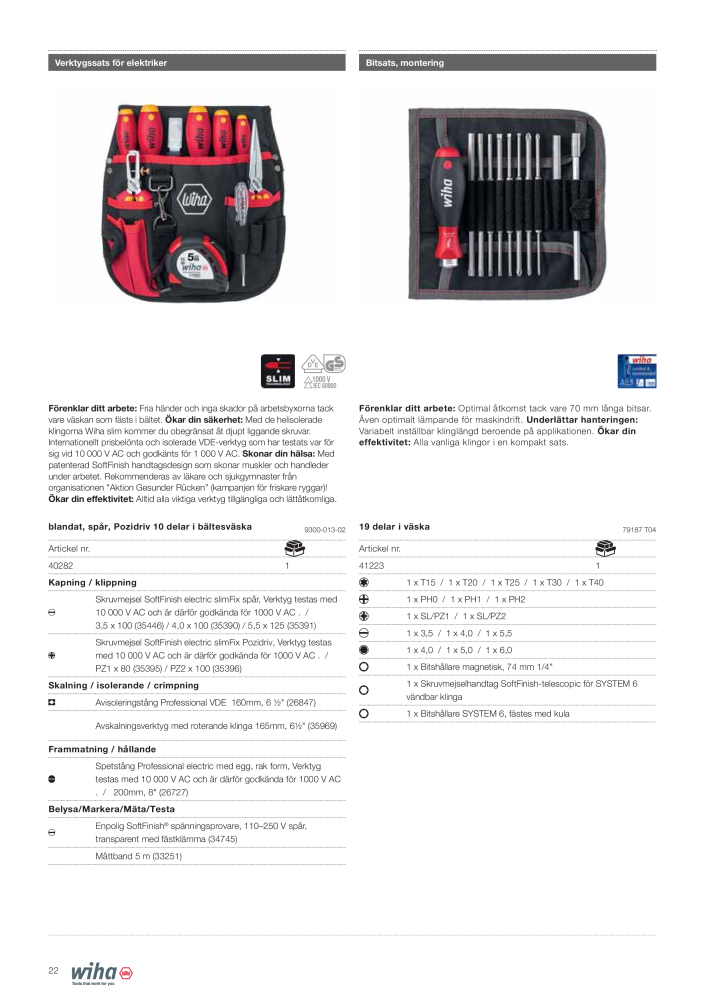 Wiha VDE-verktyg för elektriker NR.: 2392 - Pagina 22