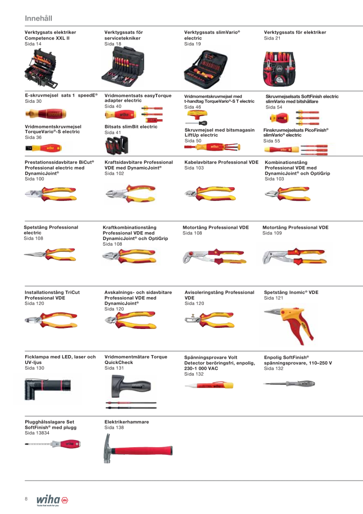 Wiha VDE-verktyg för elektriker Nº: 2392 - Página 8