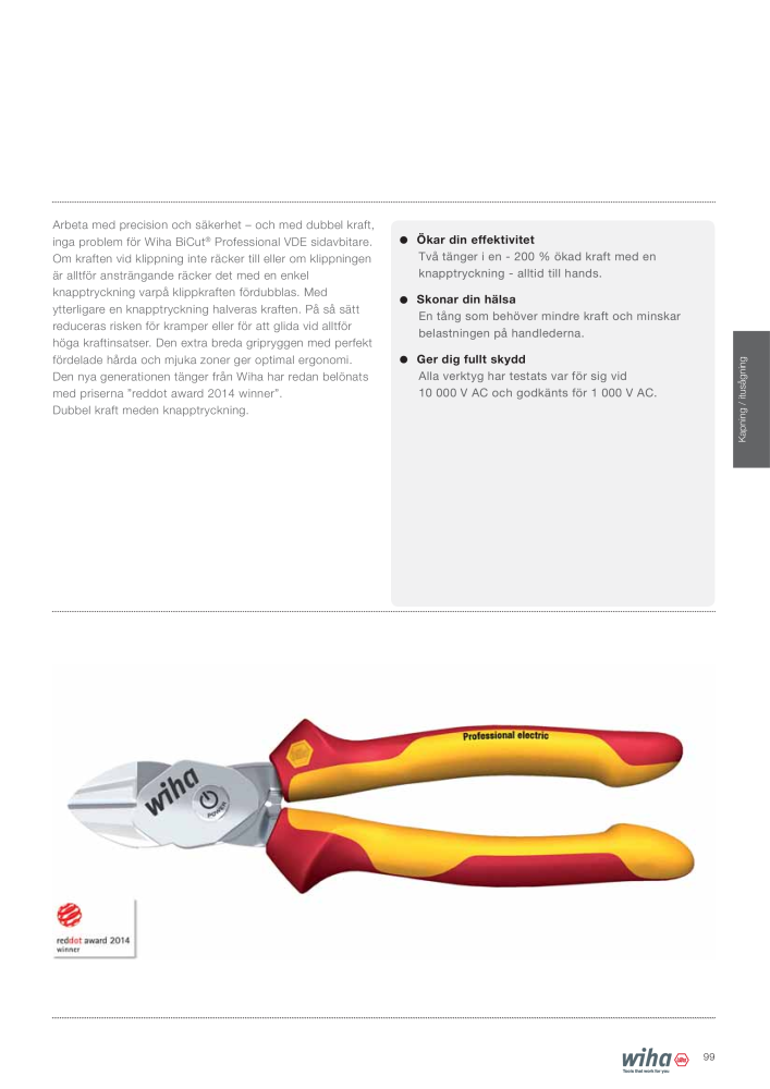 Wiha VDE-verktyg för elektriker NEJ.: 2392 - Sida 99