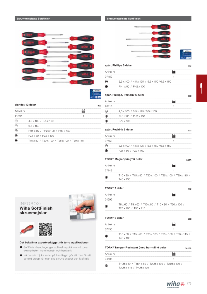 Wiha huvudkatalog NR.: 2393 - Strona 175